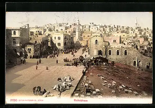 AK Bethlèhem, Ortsansicht aus der Vogelschau