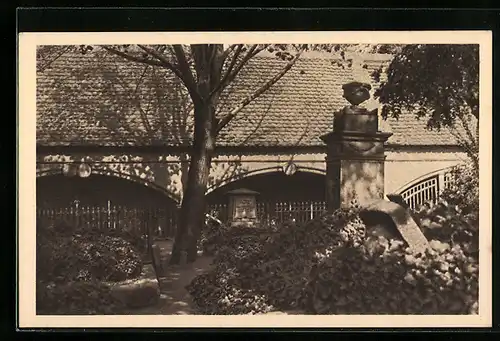 AK Halle / Saale, Friedhof Gottesacker, Campo Santo auf dem Martinsberg