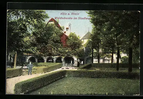 AK Köln-Lindenthal, Gasthaus Waldschenke im Stadtwald
