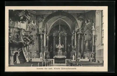 AK Schnackenwerth, Inneres der kath. Kirche