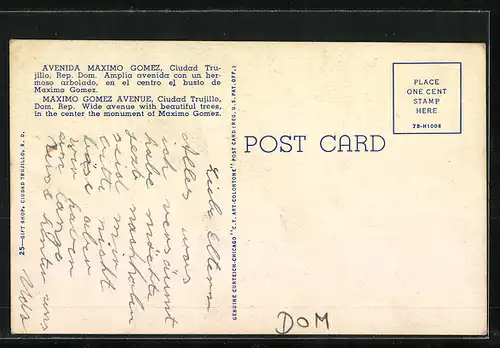 AK Trujillo, Avenida Maximo Gomez