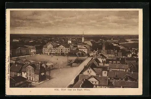 AK Mitau, Blick über die Stadt