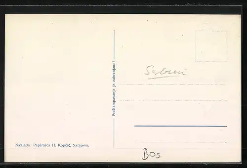 AK Sarajevo, Händler auf dem Marktplatz