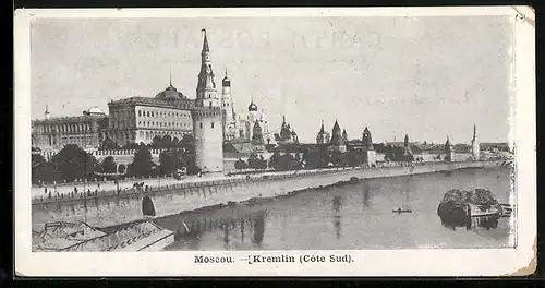 AK Moskau, Vue sur Kremlin (Cote Sud)