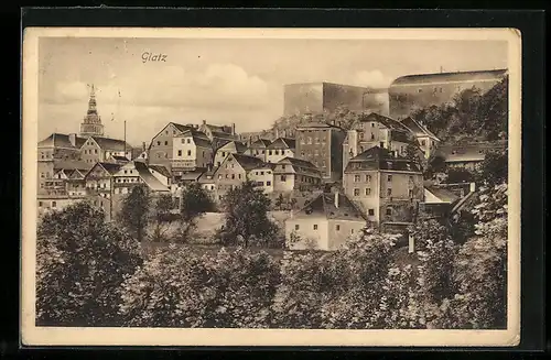 AK Glatz, Blick über den Ort