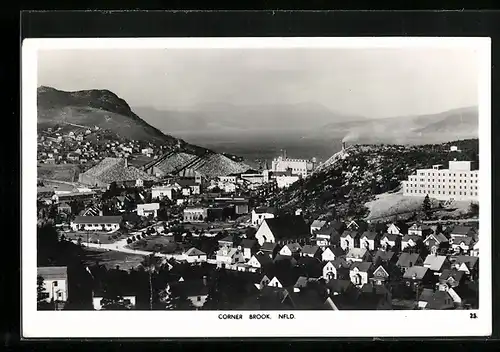 AK Corner Brook /Nfld., Gesamtansicht aus der Vogelschau