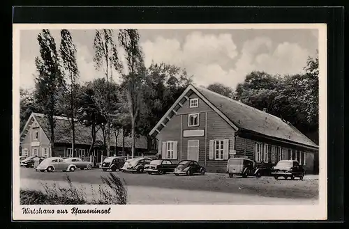 AK Berlin, am Wirtshaus zur Pfaueninsel