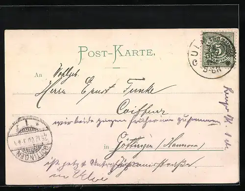 AK Ulm, Partie an der Blau, Kleinvenedig