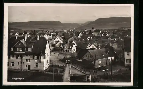 AK Mögglingen, Teilansicht aus der Vogelschau