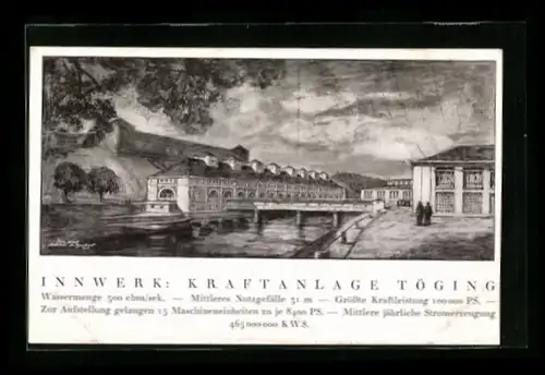 AK Töging, Kraftwerkanlage Innwerk