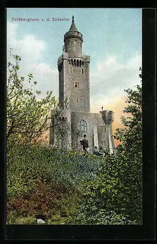 AK Feldberg, Feldbergturm von der Südseite gesehen