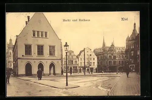 AK Kiel, Markt und Rathaus