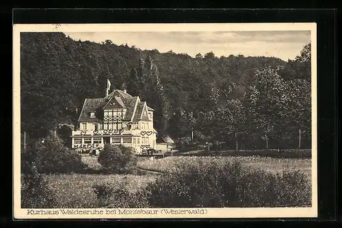 AK Montabaur /Westerwald, Kurhaus Waldesruhe, Bes. Franz Spielmann