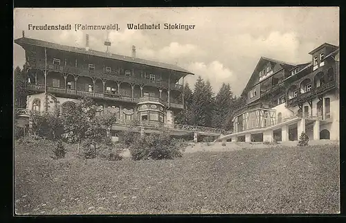 AK Freudenstadt /Palmenwald, Waldhotel Stokinger