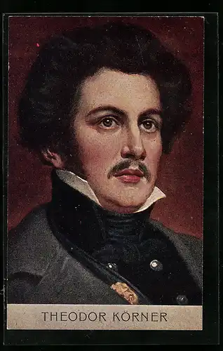 Künstler-AK Porträt von Theodor Körner
