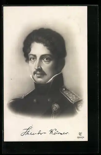 AK Theodor Körner im Portrait