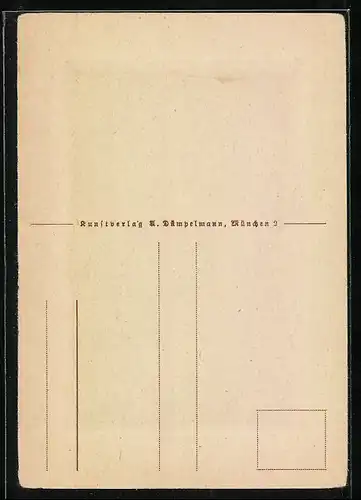 Künstler-AK Walther von der Vogelweide, Porträt