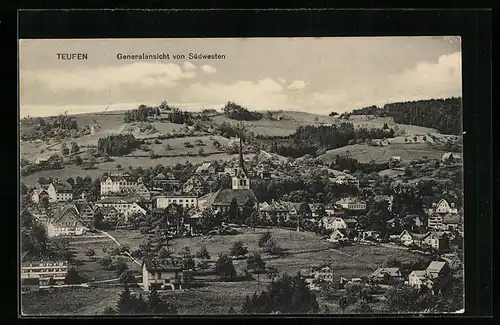 AK Teufen, Generalansicht von Südwesten