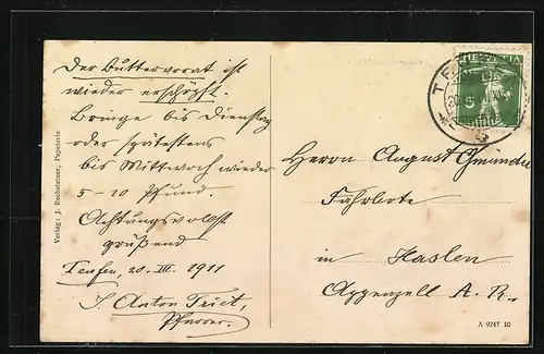 AK Teufen, Generalansicht von Südwesten