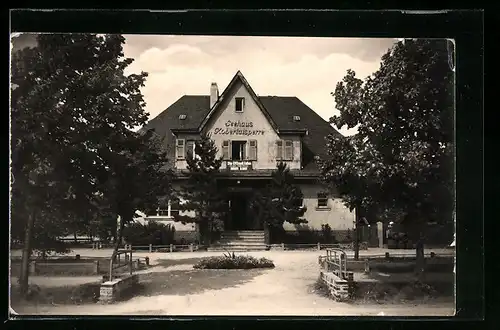 AK Langenhessen bei Werdau, HO-Gaststätte Seehaus Koberbachtalsperre