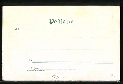 Lithographie Bonn, Kaiserplatz & Poppelsdorfer Allee, Dom, Universität, Thor