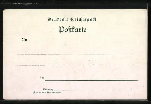 Lithographie Bonn, Marktplatz mit Denkmal, Rheinbrücke