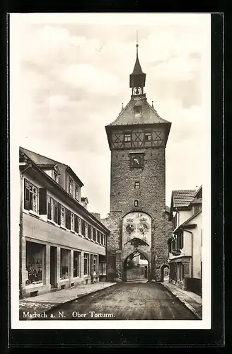AK Marbach a. N., Ober Torturm