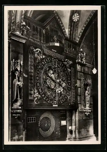 Foto-AK Deutscher Kunstverlag, Nr. 26: Münster, Astronomische Uhr am Dom