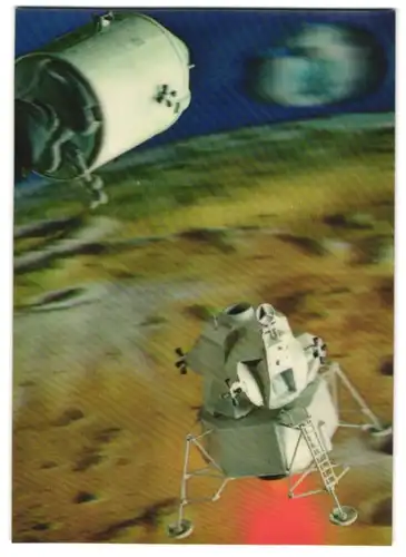 3D-AK Mondsonde bei der Landung