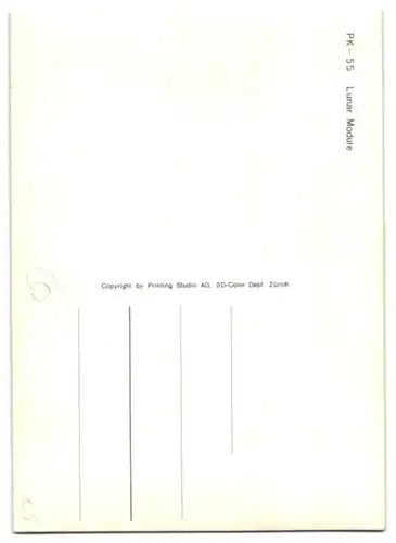3D-AK Mondsonde bei der Landung