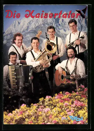 AK Musiker Die Kaisertaler mit Instrumenten