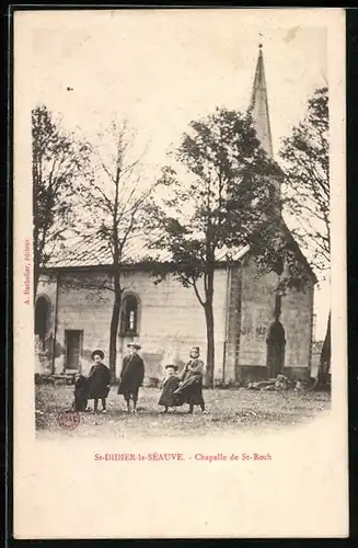 AK Saint Didier-la-Séauve, Chapelle de St. Roch, Kinder