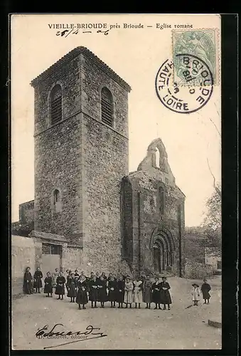 AK Vieille-Brioude, Eglise romane