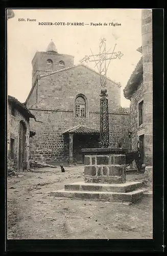 AK Rozier-Cote-d`Aurec, Facade de l`Eglise