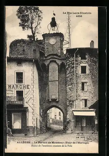 AK Gallere, Le Portail de Monsieur, Restes de l`ancienne enceinte de la Ville