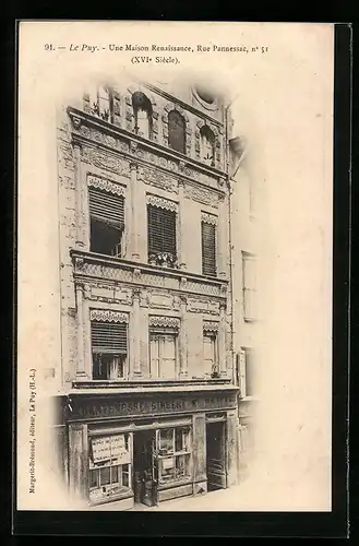 AK Le Puy, Une Maison Renaissance, Rue Pannessac