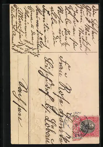 AK Fee mit Uhr zu Mitternacht