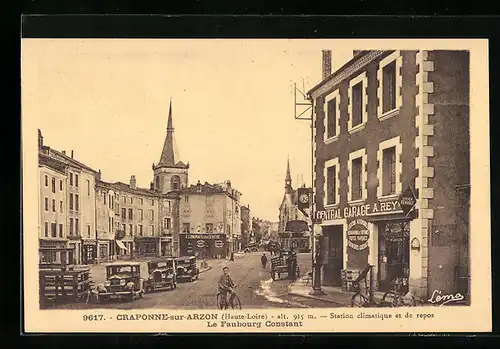 AK Craponne-sur-Arzon, Le Faubourg Constant