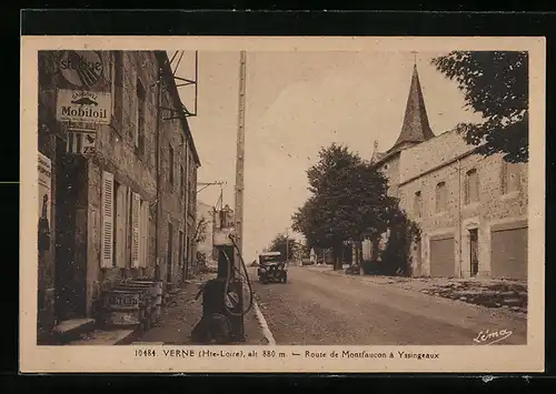 AK Verne, Route de Montfaucon à Yssingeaux