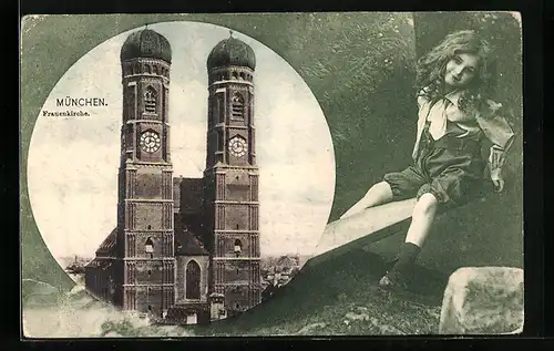 AK München, An der Frauenkirche