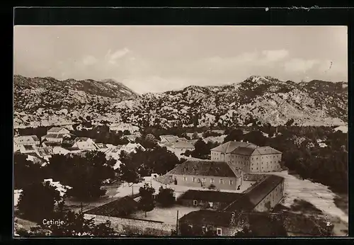 AK Cetinje / Cettigne, Gesamtansicht