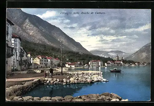 AK Kotor / Cattaro, Perzagno nelle Bocche di Cattaro