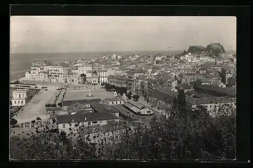 AK Corfou, Blick über die Stadt