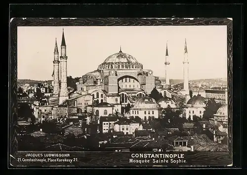 AK Constantinople, Mosquée Sainte Sophie