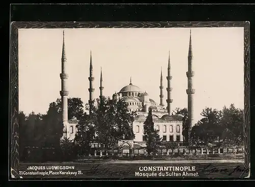 AK Constantinople, Mosquée du Sultan Ahmet