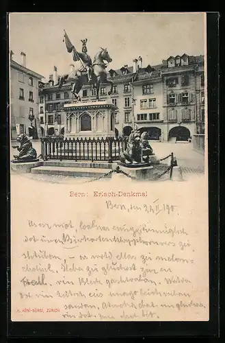AK Bern, Am Erlach-Denkmal