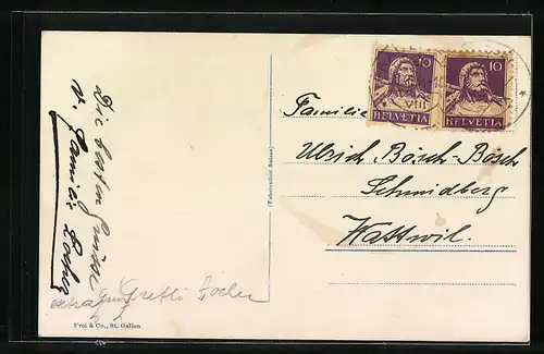 AK Wolfhalden, Panoramaansicht