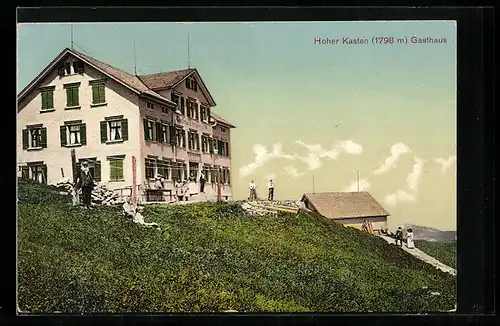 AK Hoher Kasten, Seitenansicht Gasthaus zum Hohen Kasten