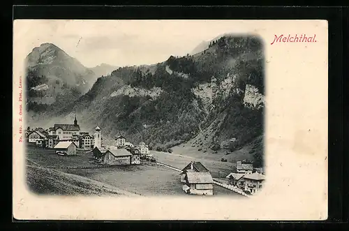 AK Melchthal, Sicht über den Ort