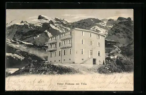 AK Engelberg, Hotel Trübsee mit Titlis